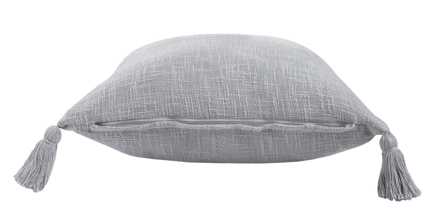 14" X 36" Jet Black 100% Cotton Zippered Pillow