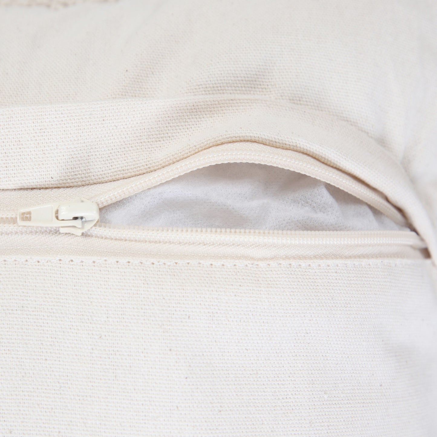 14" X 36" Heathered Gray And Off-White 100% Cotton Geometric Zippered Pillow