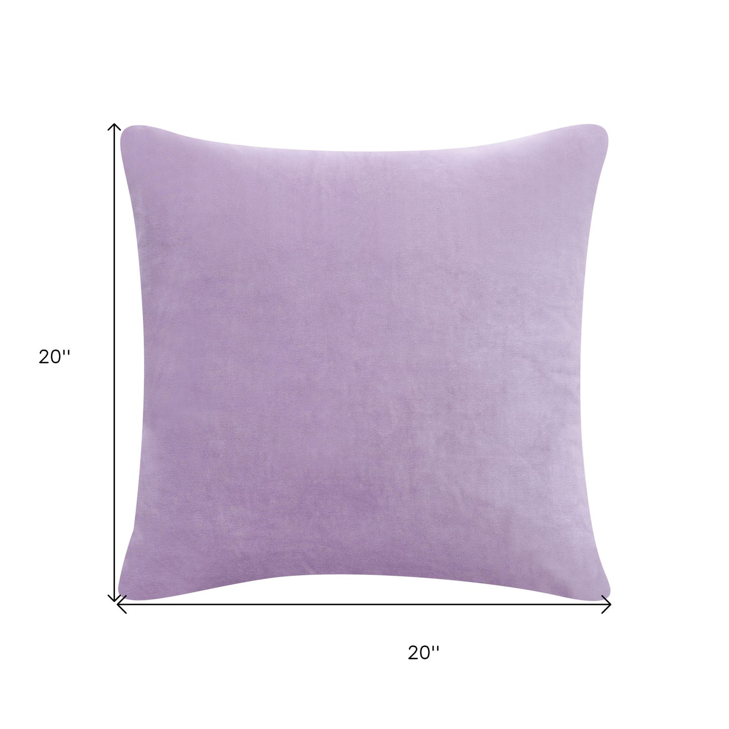 20" X 20" Black 100% Cotton Zippered Pillow