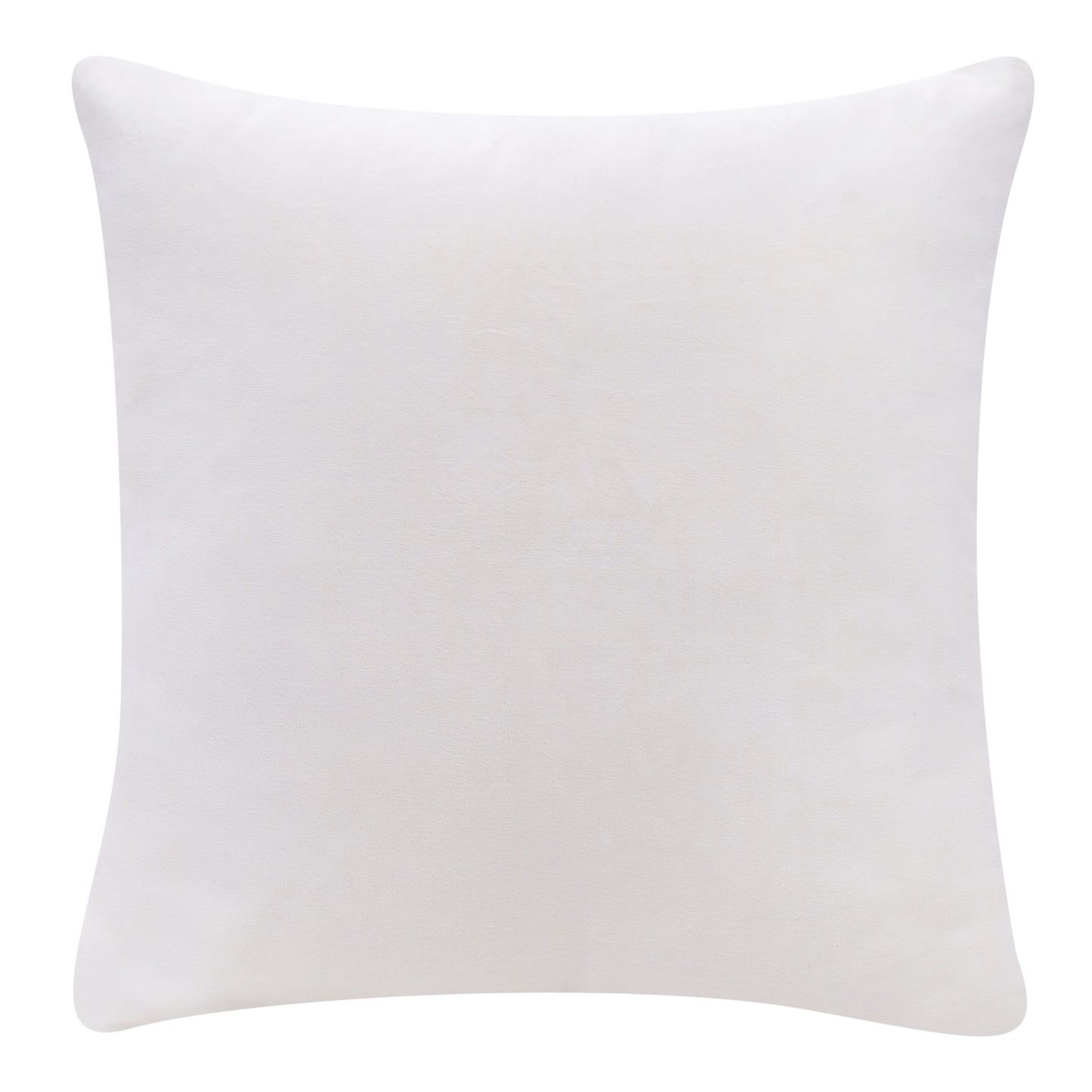 20" X 20" Black 100% Cotton Zippered Pillow