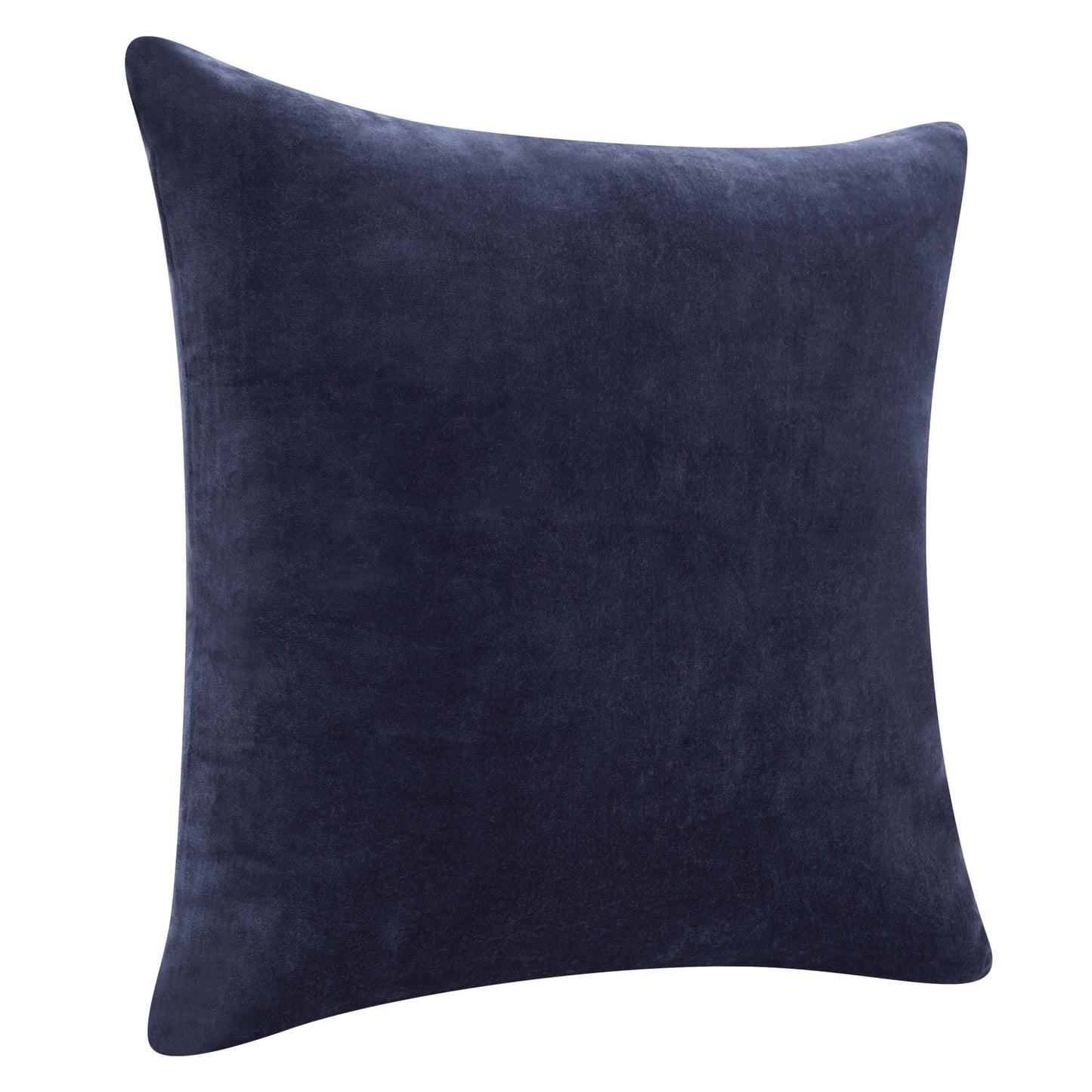 20" X 20" Black 100% Cotton Zippered Pillow