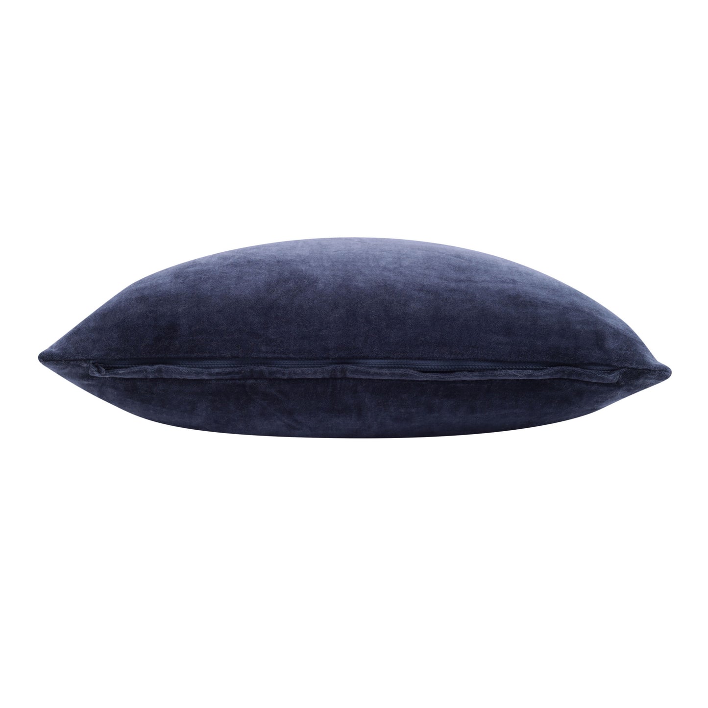 20" X 20" Black 100% Cotton Zippered Pillow