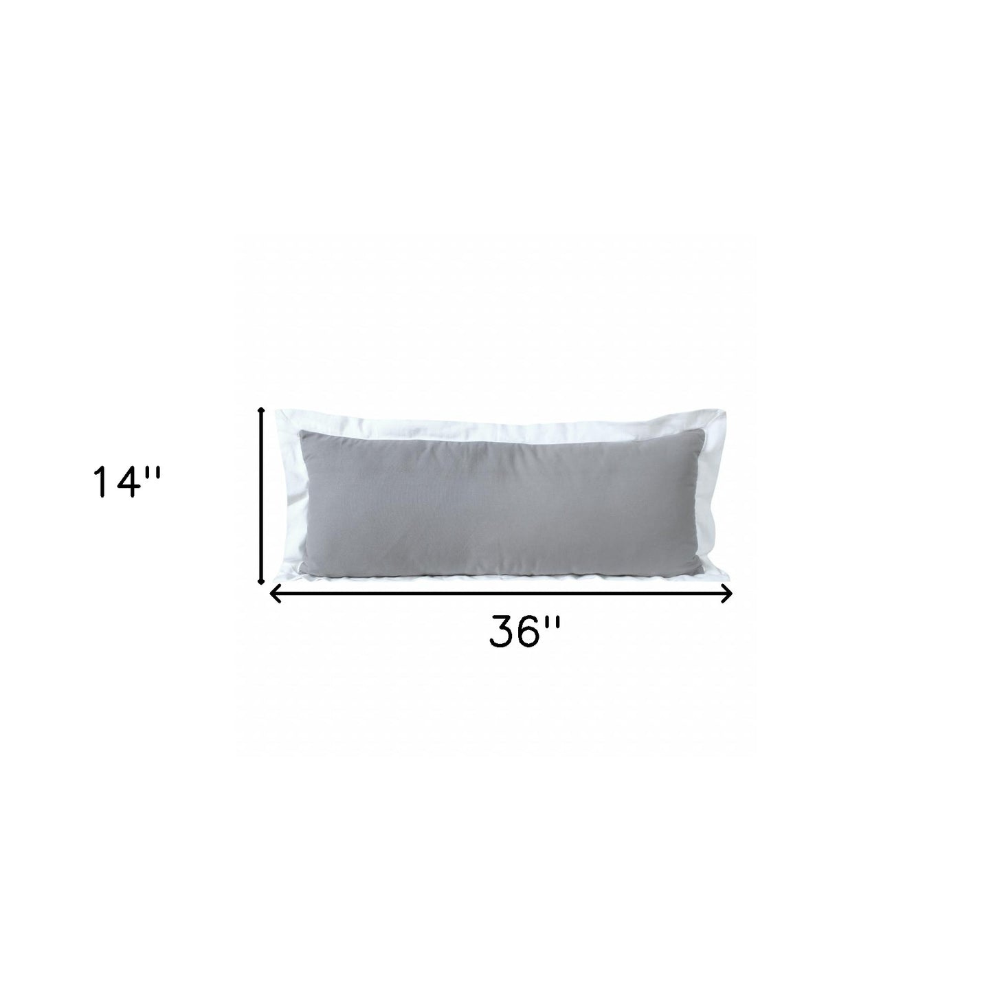 20" X 20" White And Black 100% Cotton Geometric Zippered Pillow