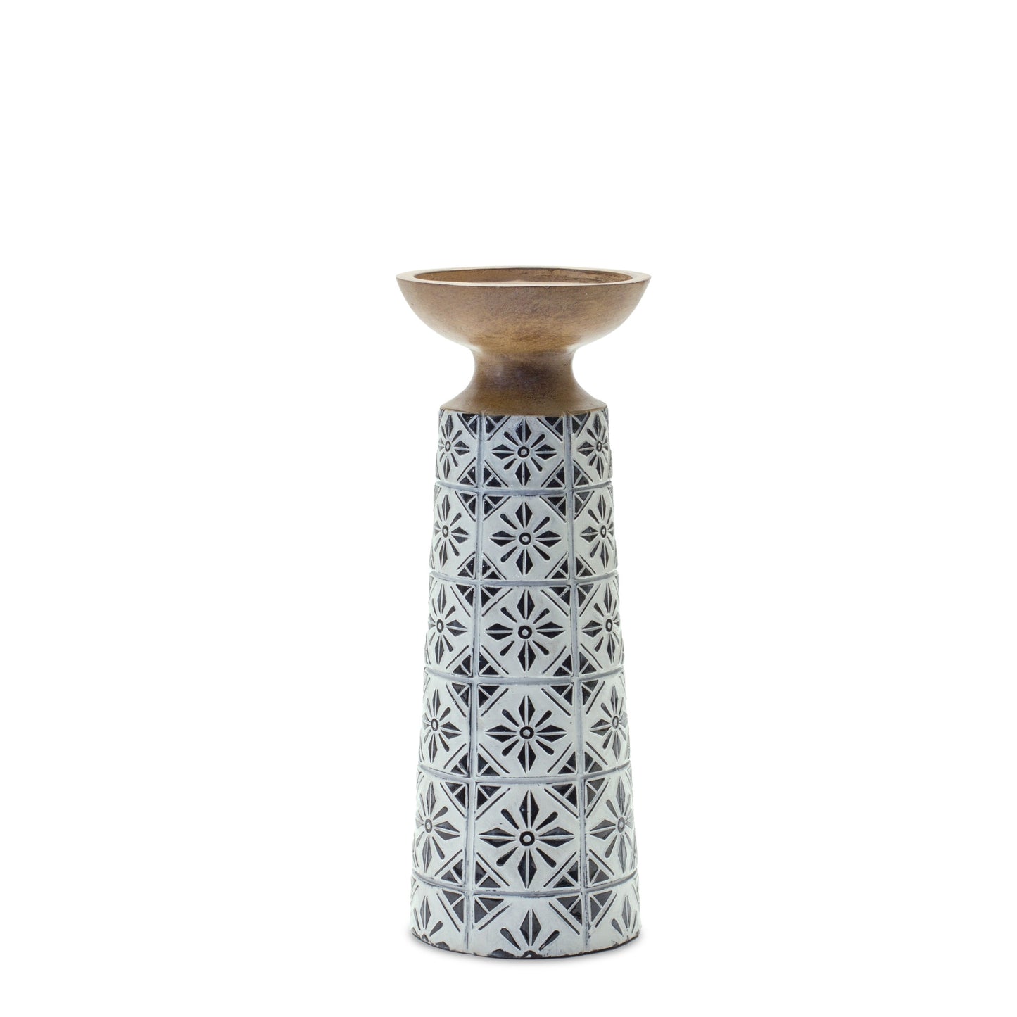 Set Of Two White Flameless Tabletop