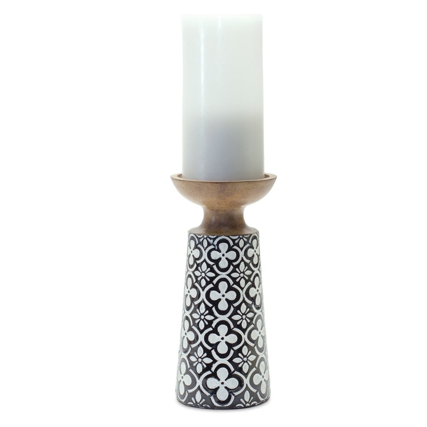 Set Of Two White Flameless Tabletop
