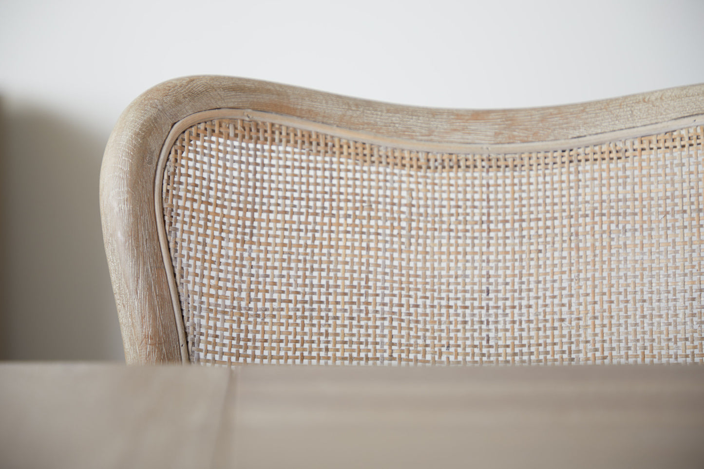 Set Of Two Bisque And Light Gray Upholstered Polyester Bentwood Back Side Chairs