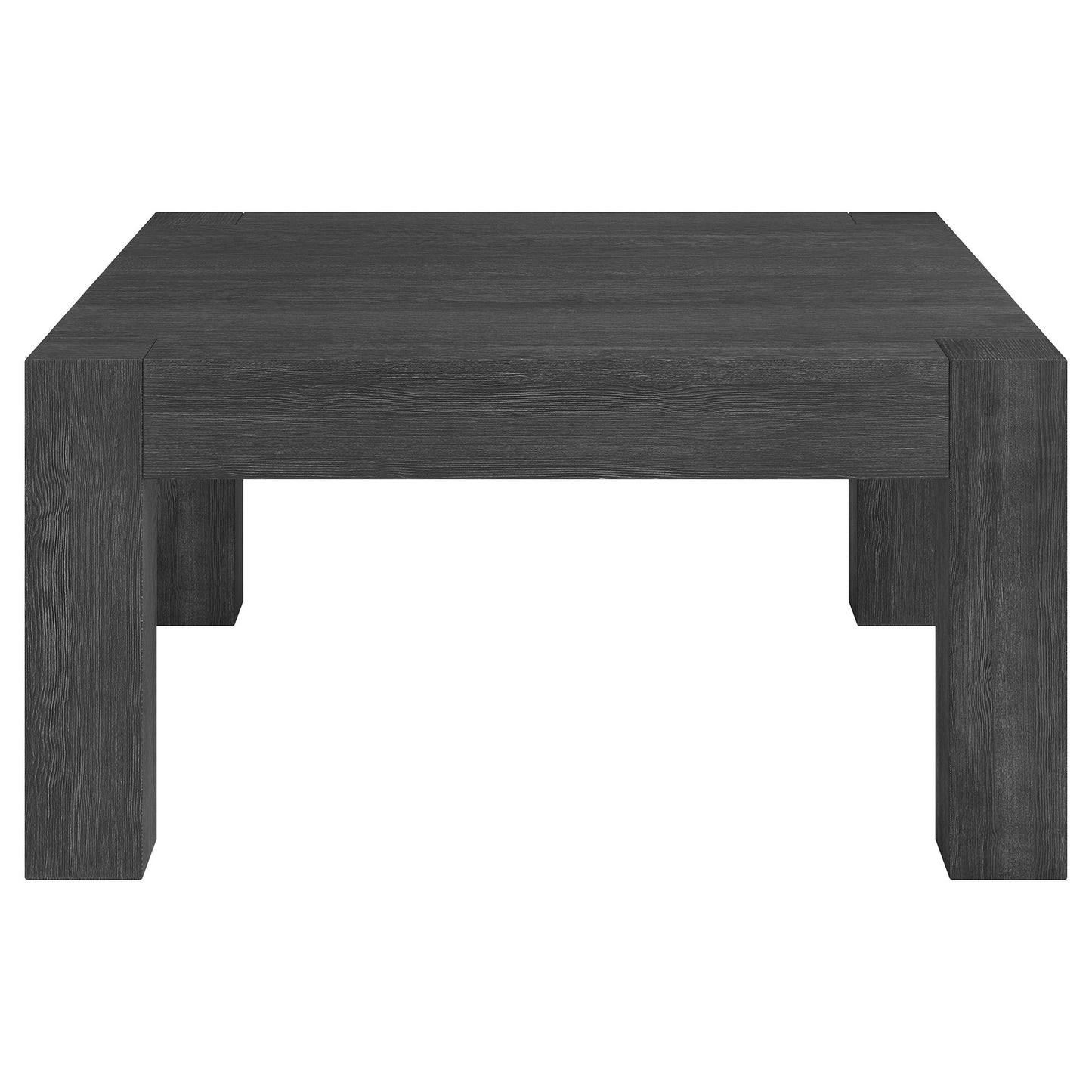 34" Gray Square Coffee Table