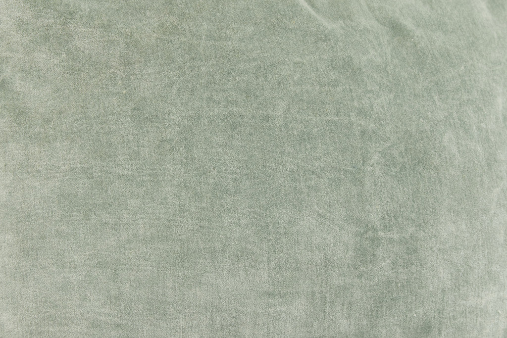 14" X 20" Green 100% Cotton Zippered Pillow