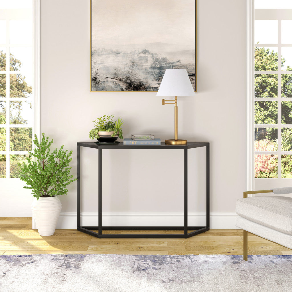 25" Gold Metal Table Lamp With White Empire Shade