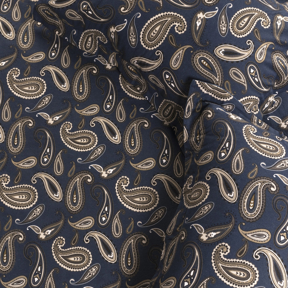 Blue and White King Cotton Blend 0 Thread Count Washable Duvet Cover Set
