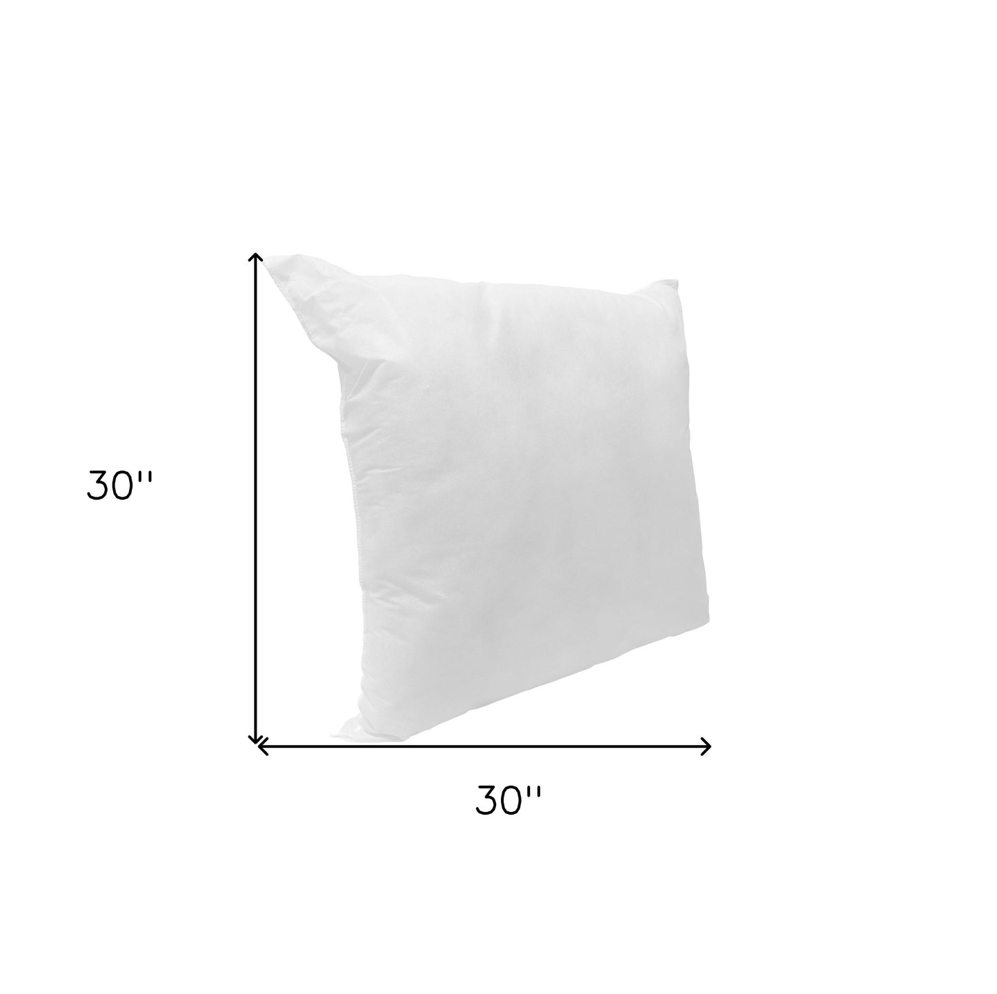 14" X 36" White Polyester Blown Seam Pillow Insert