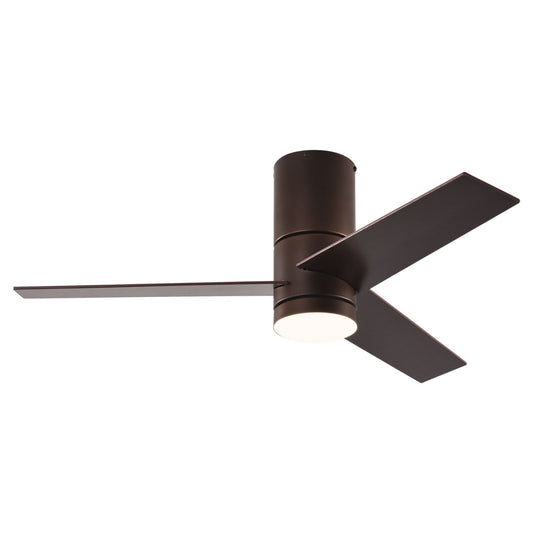42" Dark Brown Propeller Three Blade Dimmable Remote Control Integrated Light Ceiling Fan
