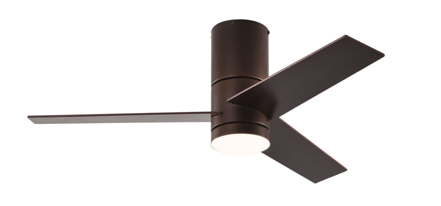 42" Dark Brown Propeller Three Blade Dimmable Remote Control Integrated Light Ceiling Fan