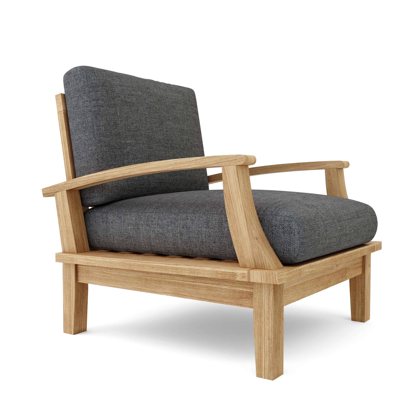 Brianna Deep Seating Armchair + Cushion Cast charcoal color cushion
