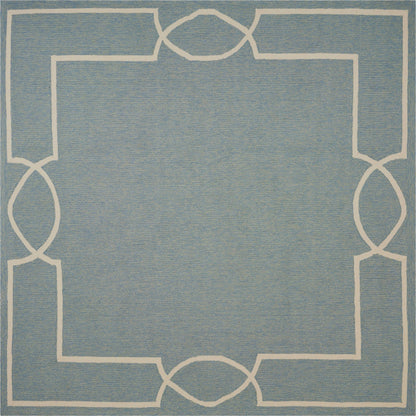 7' Square   Uv Treated Polypropylene Spa Area Rug