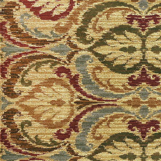 31" X 49" Gold Polypropylene Rug