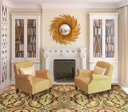 31" X 49" Gold Polypropylene Rug