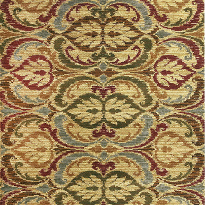 31" X 49" Gold Polypropylene Rug