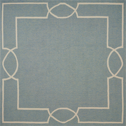 7' Square   Uv Treated Polypropylene Spa Area Rug