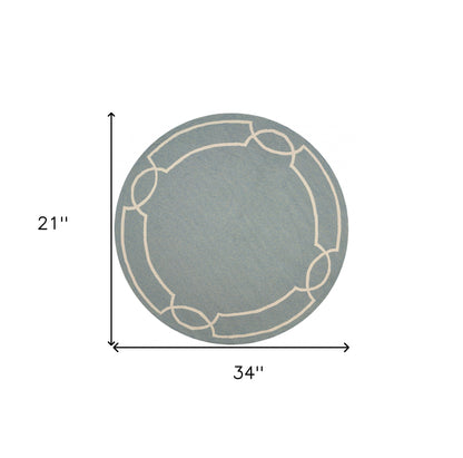 7' Square   Uv Treated Polypropylene Spa Area Rug