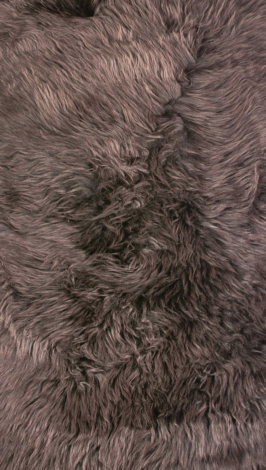 2' X 3' Dark Cream New Zealand Natural Sheepskin Rug