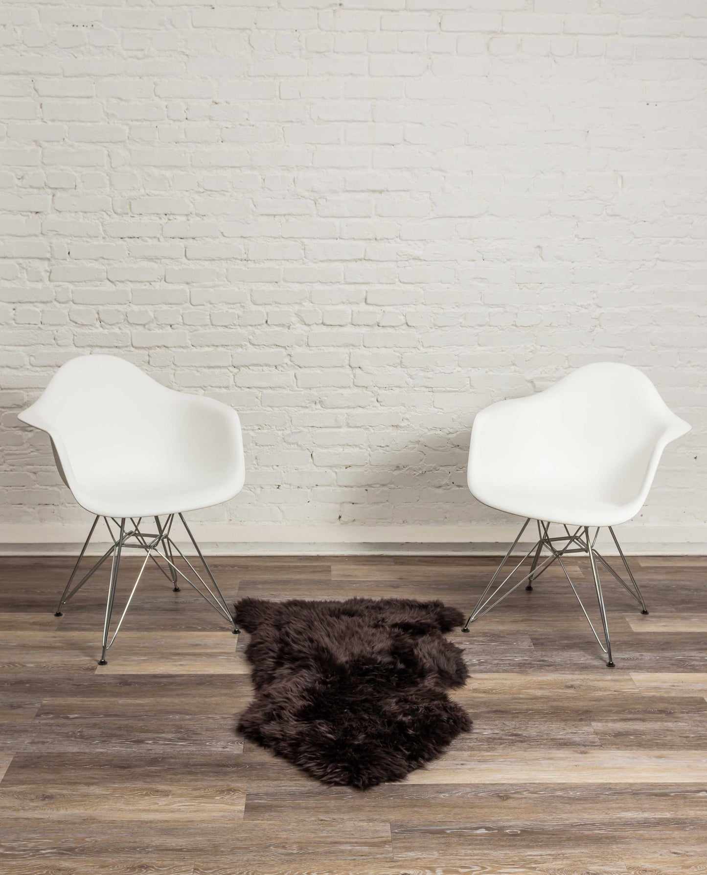 2' X 3' Dark Cream New Zealand Natural Sheepskin Rug