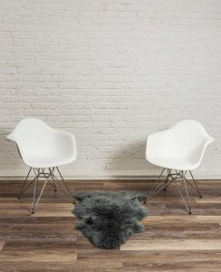 2' X 3' Dark Cream New Zealand Natural Sheepskin Rug