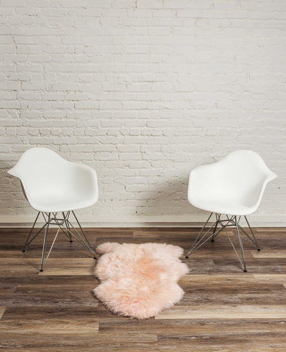 2' X 3' Dark Cream New Zealand Natural Sheepskin Rug