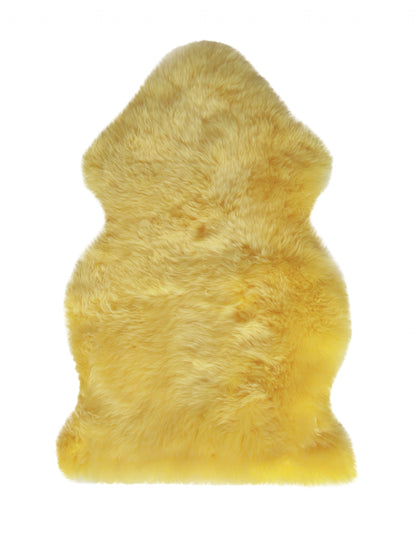 2' X 3' Dark Cream New Zealand Natural Sheepskin Rug
