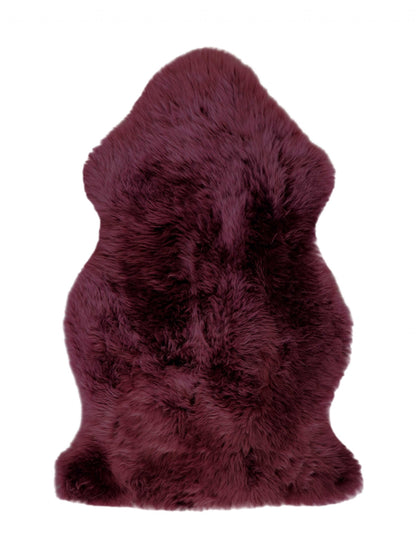 2' X 3' Dark Cream New Zealand Natural Sheepskin Rug