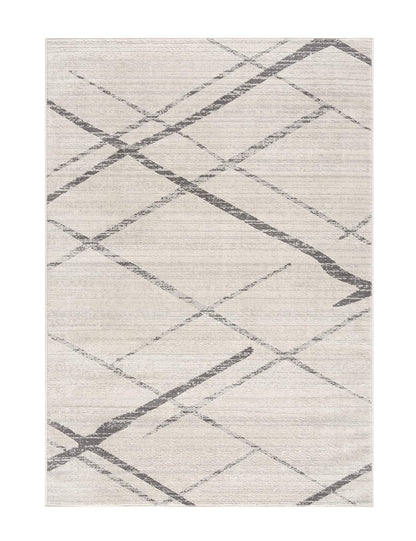 9’ x 13’ Gray Modern Abstract Pattern Area Rug