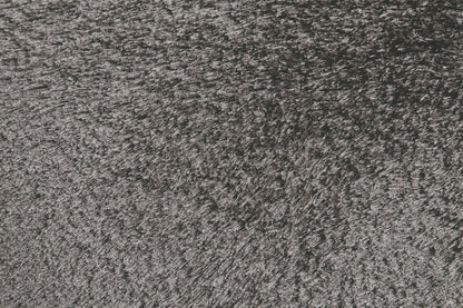 2' X 3' Black Shag Tufted Handmade Area Rug