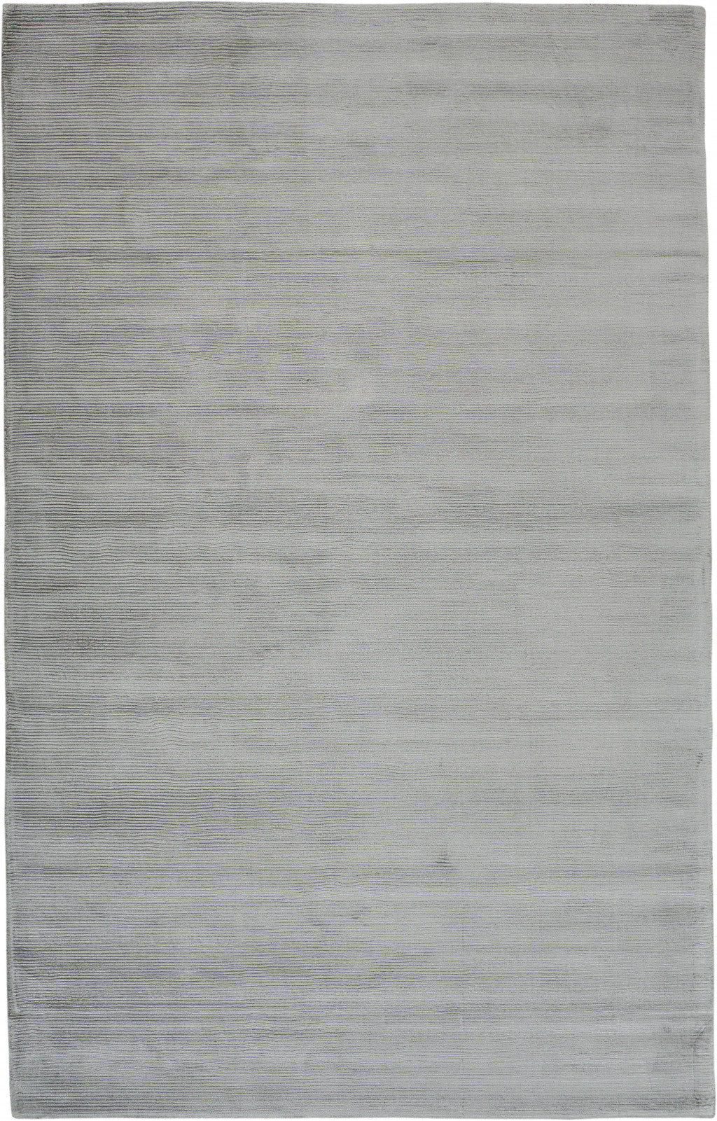 4' X 6' Gray And Black Hand Woven Area Rug