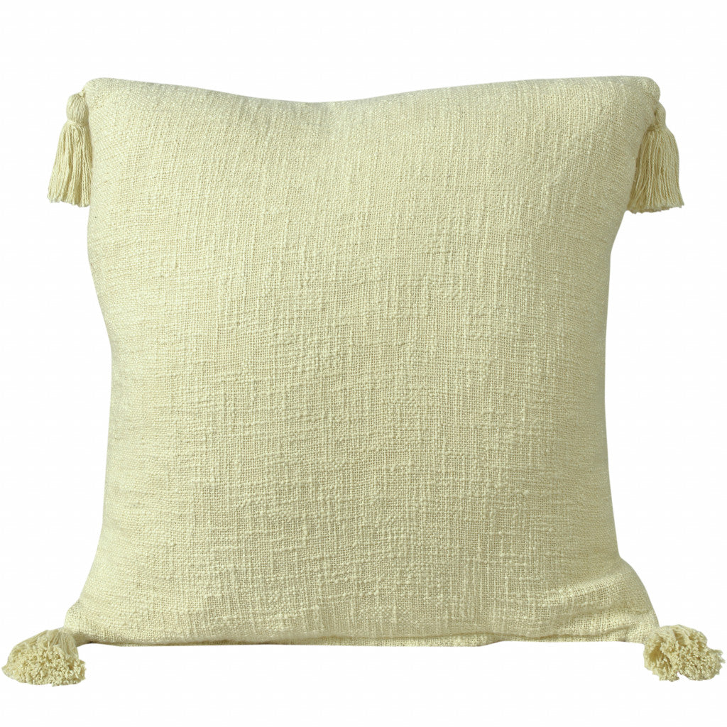 14" X 36" Jet Black 100% Cotton Zippered Pillow