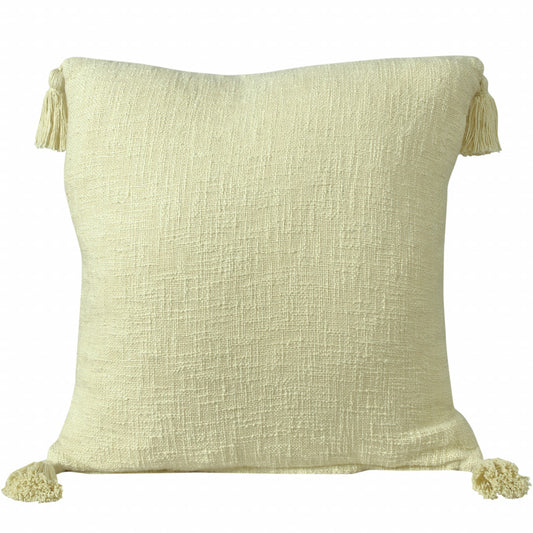 14" X 36" Jet Black 100% Cotton Zippered Pillow