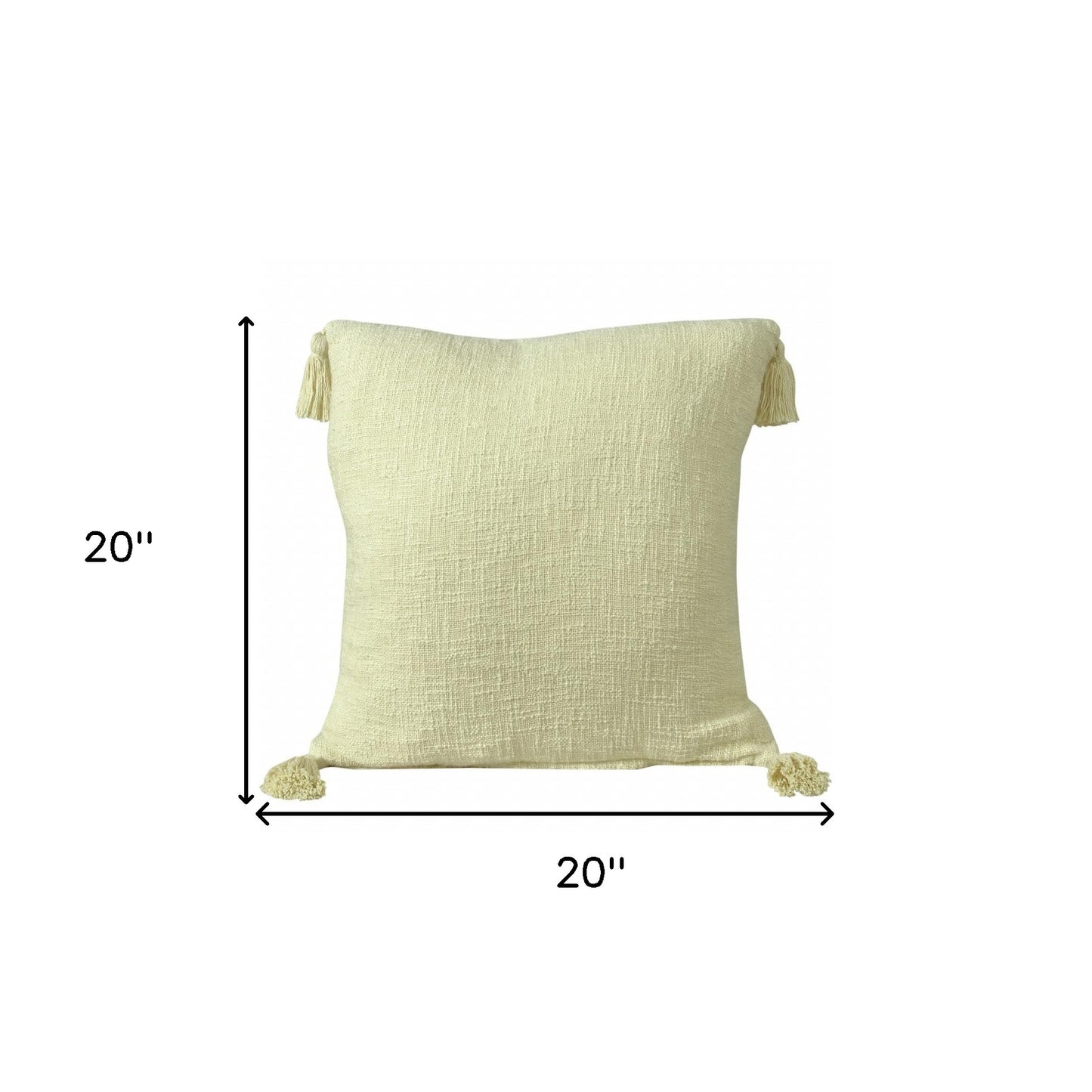 14" X 36" Jet Black 100% Cotton Zippered Pillow