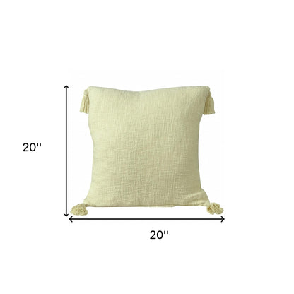 14" X 36" Jet Black 100% Cotton Zippered Pillow