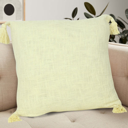 14" X 36" Jet Black 100% Cotton Zippered Pillow