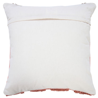 14" X 36" Heathered Gray And Off-White 100% Cotton Geometric Zippered Pillow
