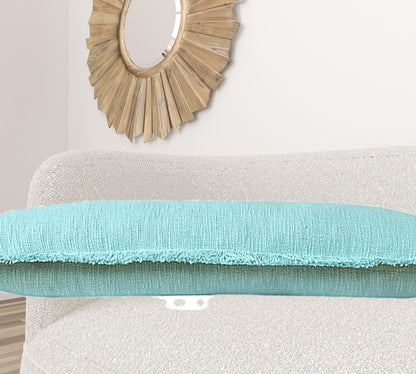 20" X 20" Micro Gray 100% Cotton Zippered Pillow