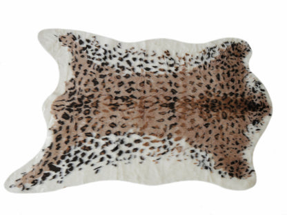 Leopard Spot Animal Print Area Rug