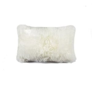 12" X 20" X 5" Natural Sheepskin  Pillow