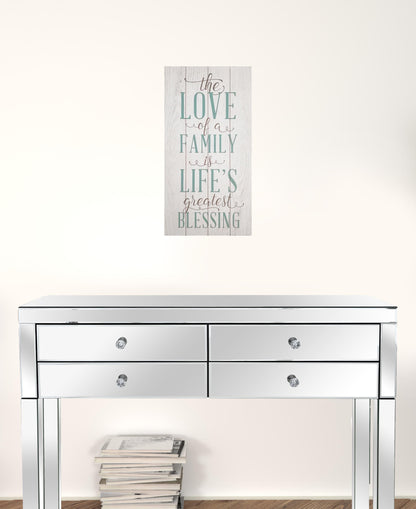 Rustic The Love Of Family Wall Art