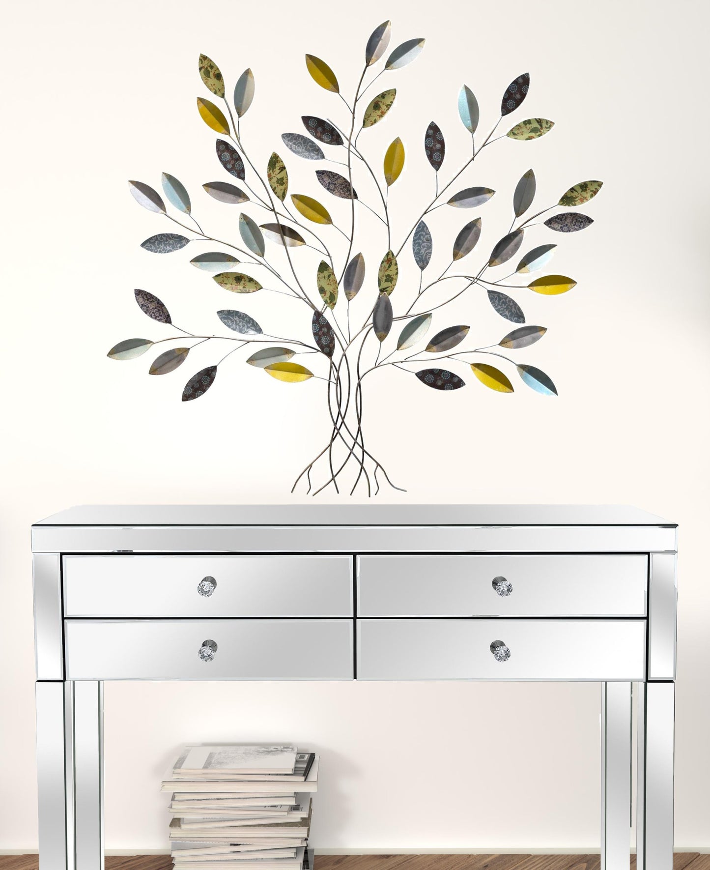 Whimsical Metal Tree Wall Decor