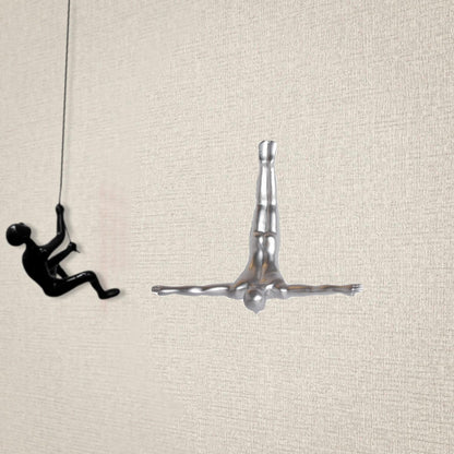 6.5" X 2.5" X 6.5" Wall Diver - Black 3-Pack