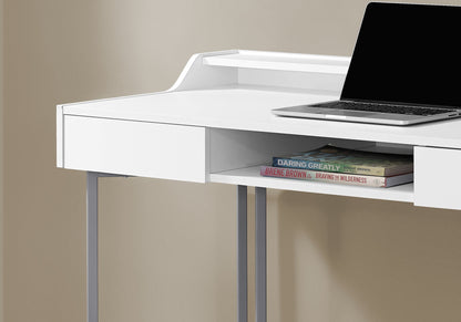 22" Taupe Rectangular Writing Desk