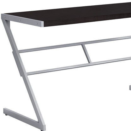 22" White Rectangular Computer Desk