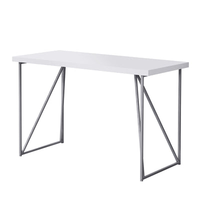 22" White Rectangular Computer Desk