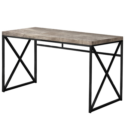 24" Taupe Rectangular Computer Desk