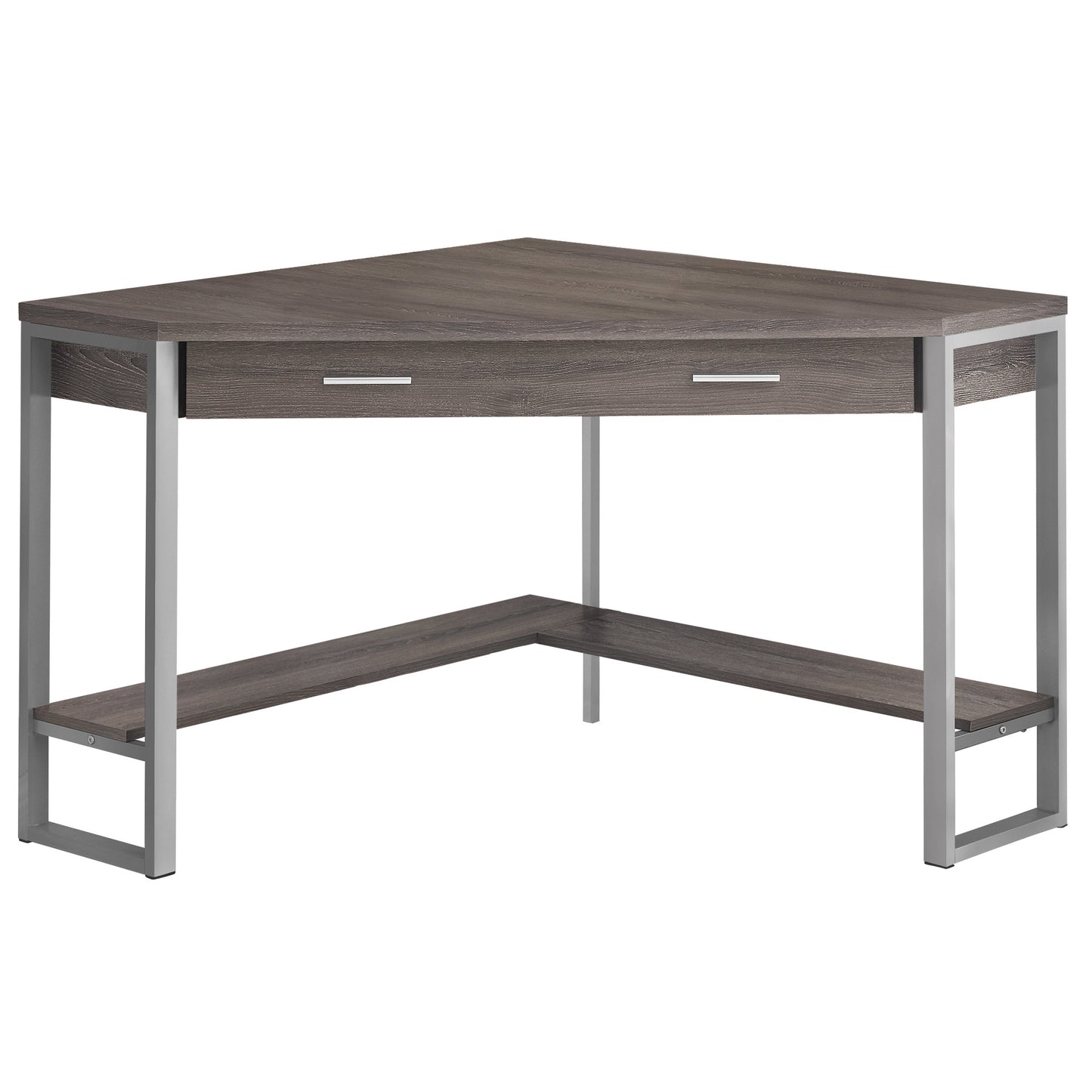 42" Taupe Corner Computer Desk